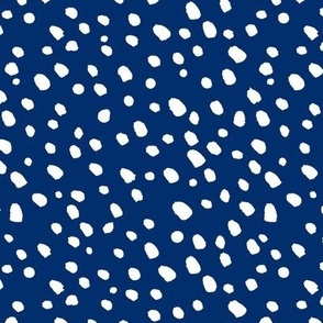 White Dots on Blue Large Scale