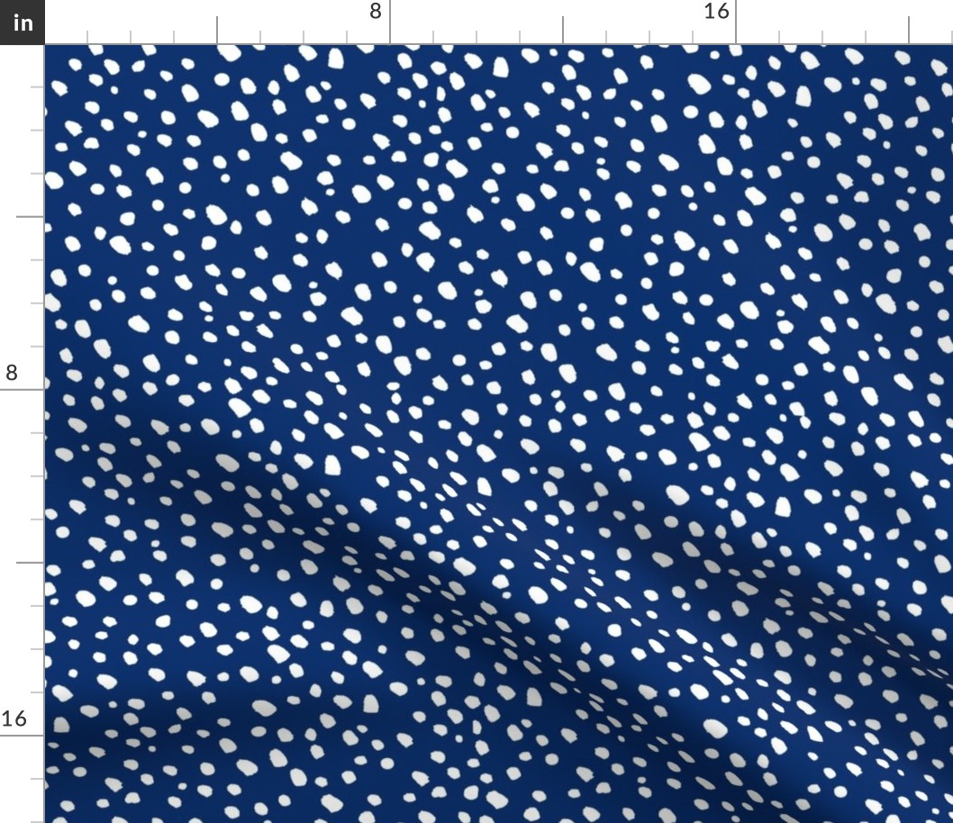 White Dots on Blue Large Scale