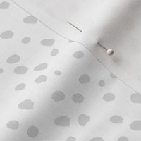 Scandinavian Abstract - Grey Dots on White Large Scale