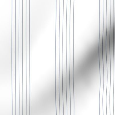 guitar string stripe - navy on white