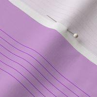 guitar string stripe - purple on lavender
