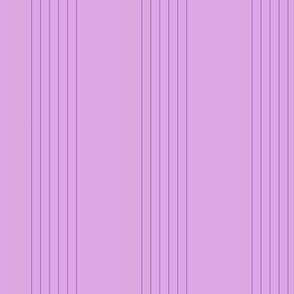 guitar string stripe - purple on lavender