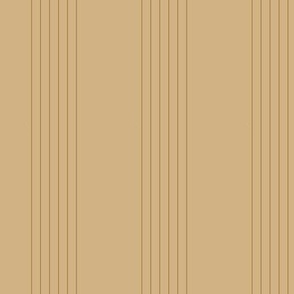 guitar string stripe - brown on tan