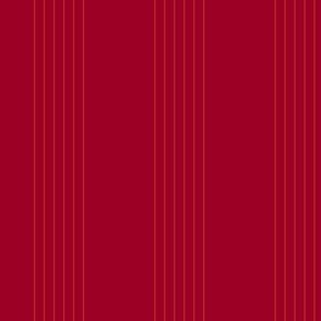 guitar string stripe - ruby red on crimson