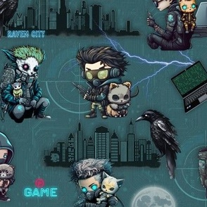 Cyber Punks In Raven City