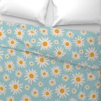 Daisy Blue Large (21x21)