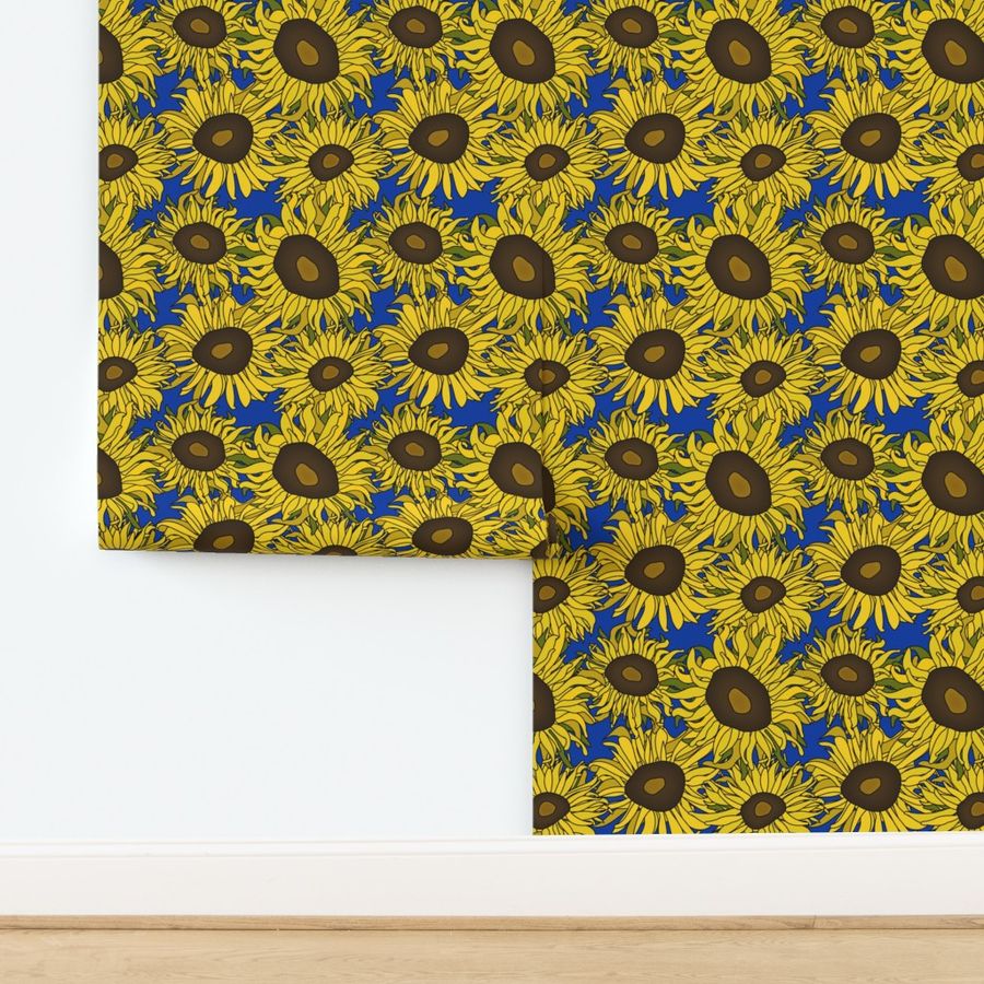 Sunflowers 2.0 Blue Medium