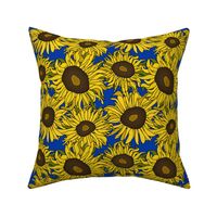 Sunflowers 2.0 Blue Medium