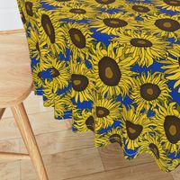 Sunflowers 2.0 Blue Medium