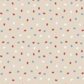 3x3 American Stars - Small Scale- Blue Stars - Independence Day - 4th of July - Memorial Day - Star Designs