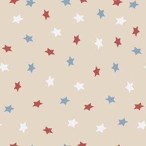 8x8 American Stars in Sand - Blue Stars - Independence Day - 4th of July - Memorial Day - Star Designs