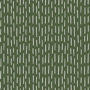 Shibori Vertical Stripes, Cactus Green