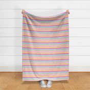 Sweet Summer Bright Stripe White BG - Small Scale