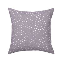 Large Scale // Halloween Spots and Dots on Lavender Lilac Purple