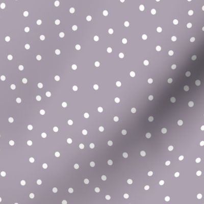 Large Scale // Halloween Spots and Dots on Lavender Lilac Purple