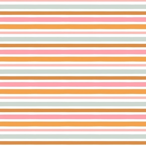 Boho Summer Stripe White BG - XS Scale