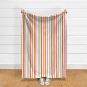 Boho Summer Stripe White BG Rotated- Large Scale