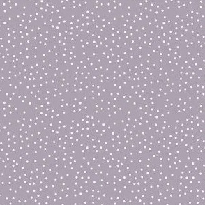 Micro Mini Scale // Halloween Spots and Dots on Lavender Lilac Purple 