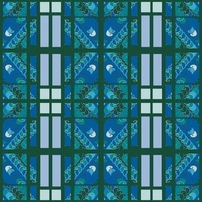Ultra Steady Deep Green Stained Glass Oriental