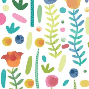 Watercolor Floral Whimsy 