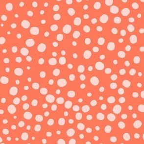 Pebbles Polka Dot Stones Coordinate Blender In Orange