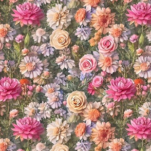 Dimentional Wildflowers 