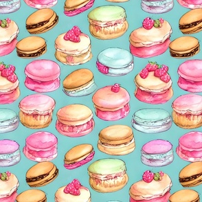 Colorful Macarons 4K wallpaper download