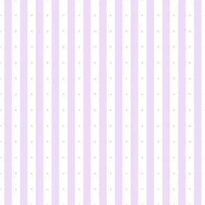 Lavender Dot and Stripe