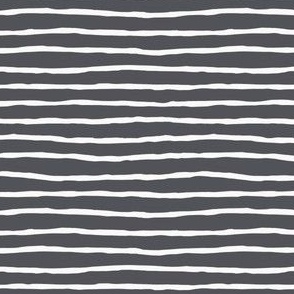 funky stripes charcoal -  4" repeat