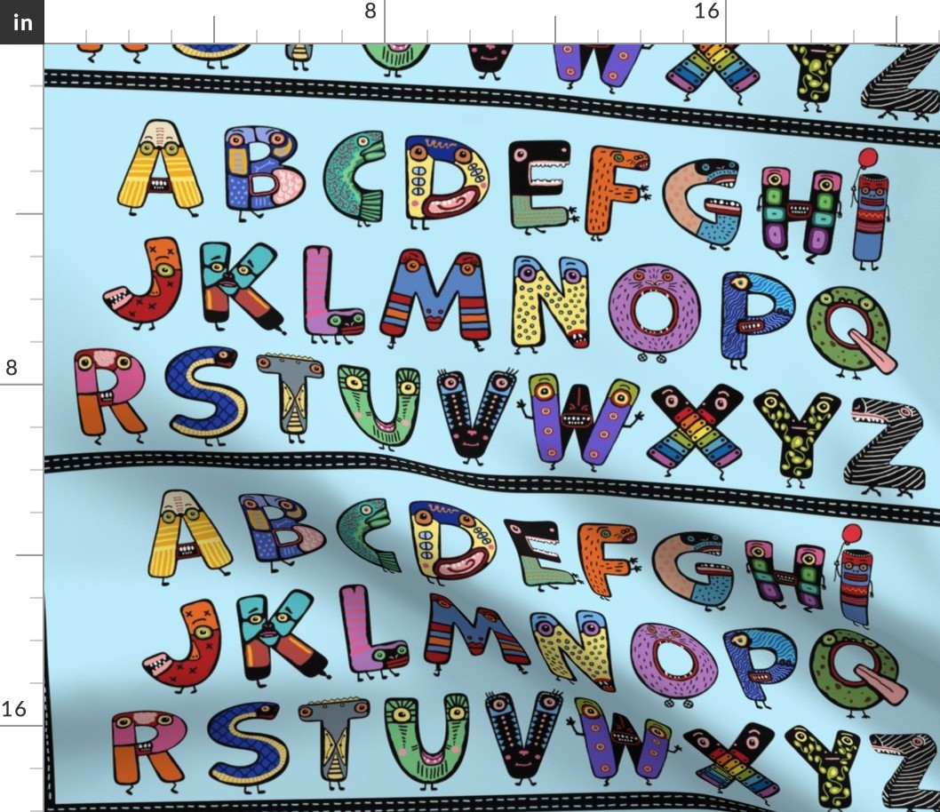Anthropomorphic alphabet