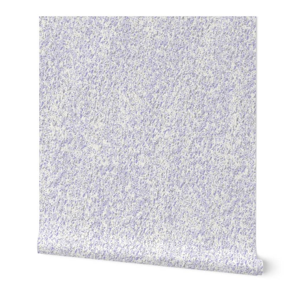 Natural Spatter Dots Texture Calm Serene Tranquil Neutral Interior Purple Blender Baby Pastel Bright Colors Lilac Lavender Purple A6A3DE Natural Ivory White Beige FEFDF4 Black 000000 Fresh Modern Abstract Geometric