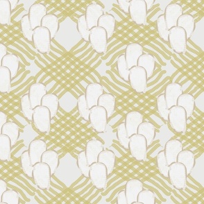 Mountains farm fields beige_gold_ off white