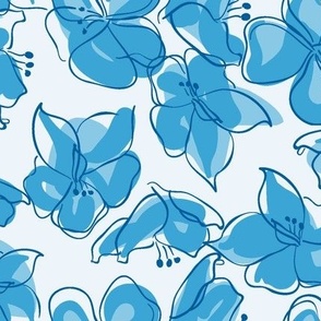 Pantone Ultra-Steady Blue Blooms