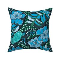 Oh So Succulent - Pantone Ultra Steady Blue Green Large 