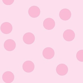 Polka Dots in Strawberry Pink