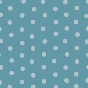 Useful Polka Dot Aqua Blue Small