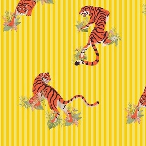 tigers on the move buttercup yellow 