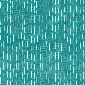 Shibori Vertical Stitches, Turquoise