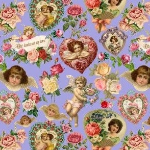 Victorian Valentines - Lilac - MEDIUM