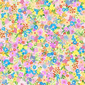 Australian garden florals- bright pastels
