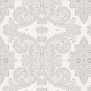 William Morris Tribute Pattern Beige Grey White