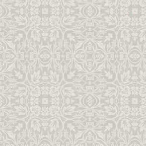 William Morris Tribute Beige Grey White