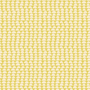Simple, Modern Shapes on Bright Yellow / Medium