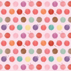 Anything But Basic-Watercolor Polka Dots-Grand Budapest Palette