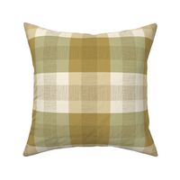 buffalo plaid with texture lines gold green tan