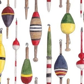 Fishing Bobber Fabric, Wallpaper and Home Decor