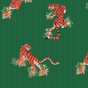 tigers on the move emerald green