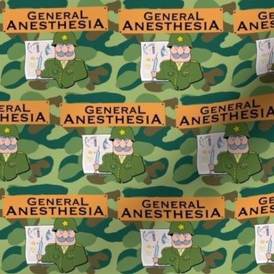 General Anesthesia in GREEN camo