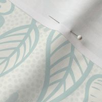44 Soft Spring- Victorian Floral- Sea Glass Green on Off White- Climbing Vine with Flowers- Petal Signature Solids- Mint Green- Pastel Green- Natural- William Morris Wallpaper- Large