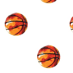 Basket Ball Fire Ball